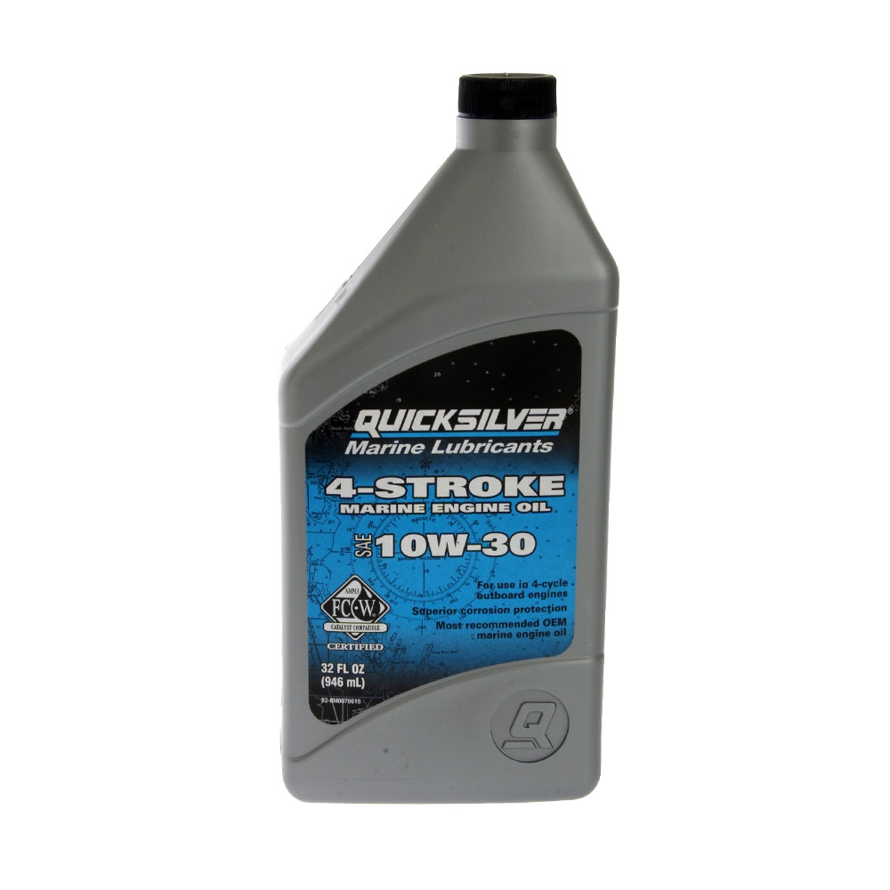 Quicksilver 10W-30 FCW 4-Stroke Marine Engine Oil 946ml