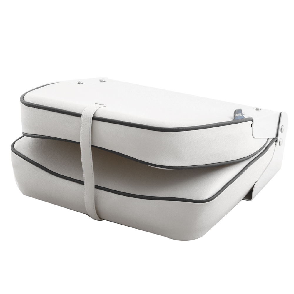 V-Quipment Fisherman Classic Folding Boat Seat White