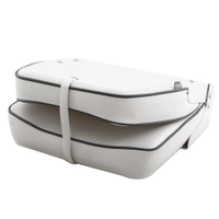 V-Quipment Fisherman Classic Folding Boat Seat White Thumbnail V-Quipment Fisherman Classic Folding Boat Seat White