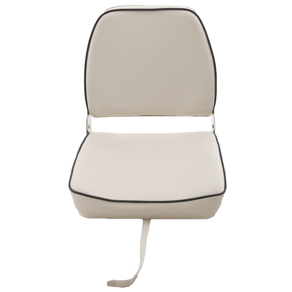 V-Quipment Fisherman Classic Folding Boat Seat White