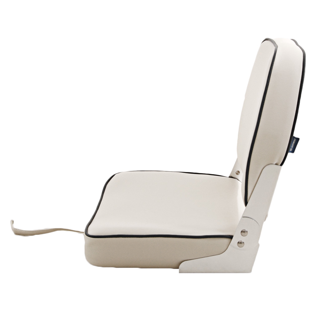 V-Quipment Fisherman Classic Folding Boat Seat White