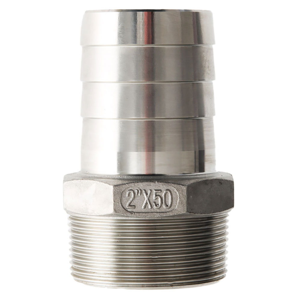 V-Quipment Male Stainless Steel Hose Connector 50mm