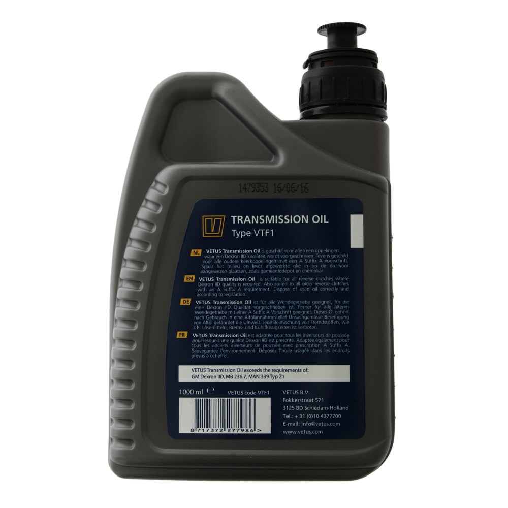 VETUS VTF1 Marine Transmission Oil 1L