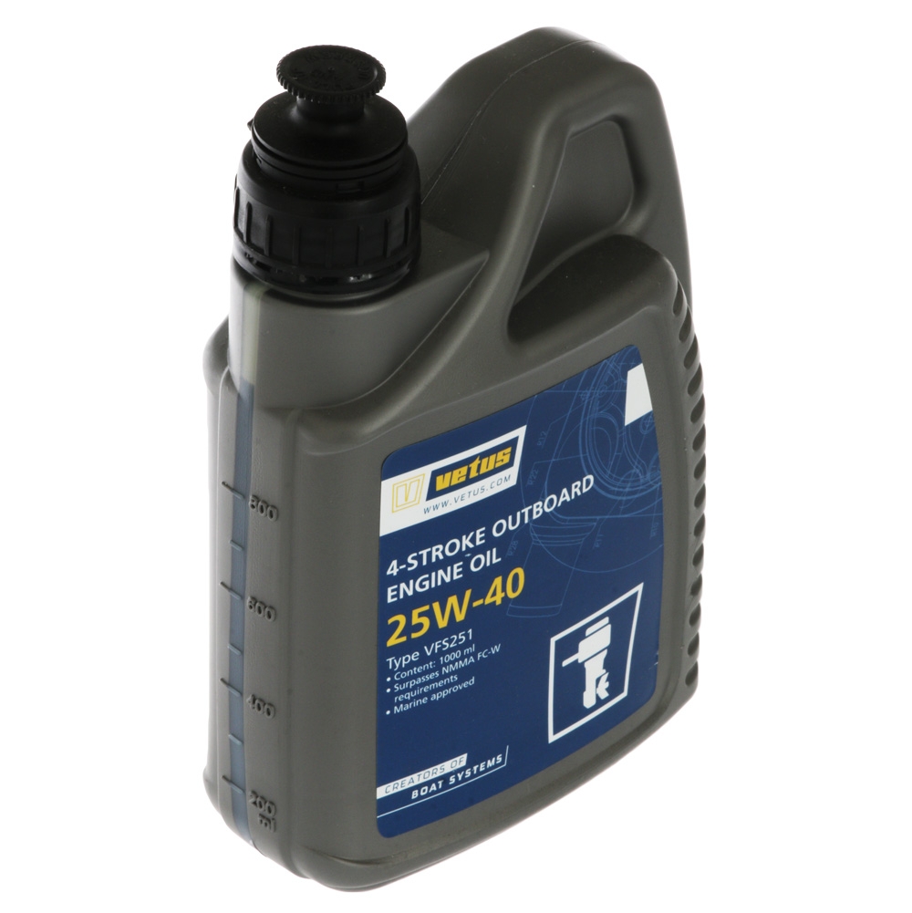 VETUS 25W-40 4-Stroke Outboard Engine Oil 1L