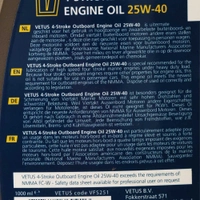VETUS 25W-40 4-Stroke Outboard Engine Oil 1L Thumbnail VETUS 25W-40 4-Stroke Outboard Engine Oil 1L