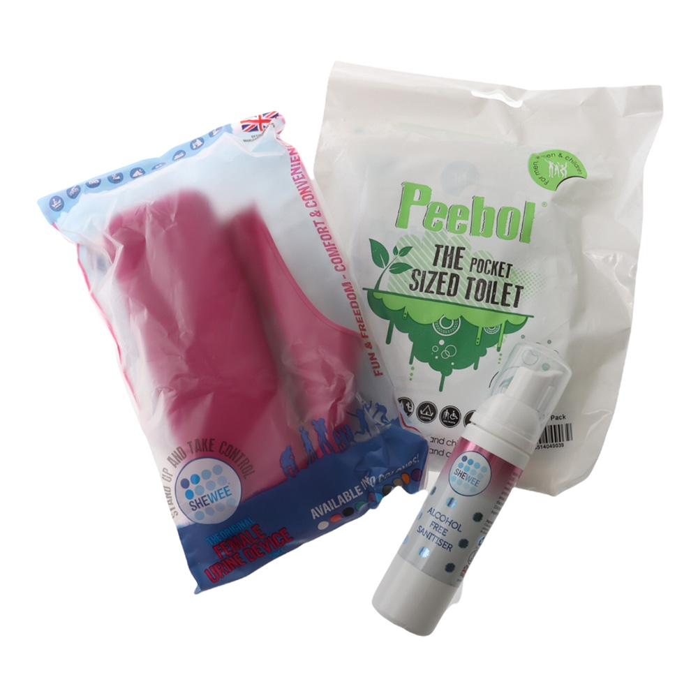 Shewee She Can Pee Survival Pack Pink