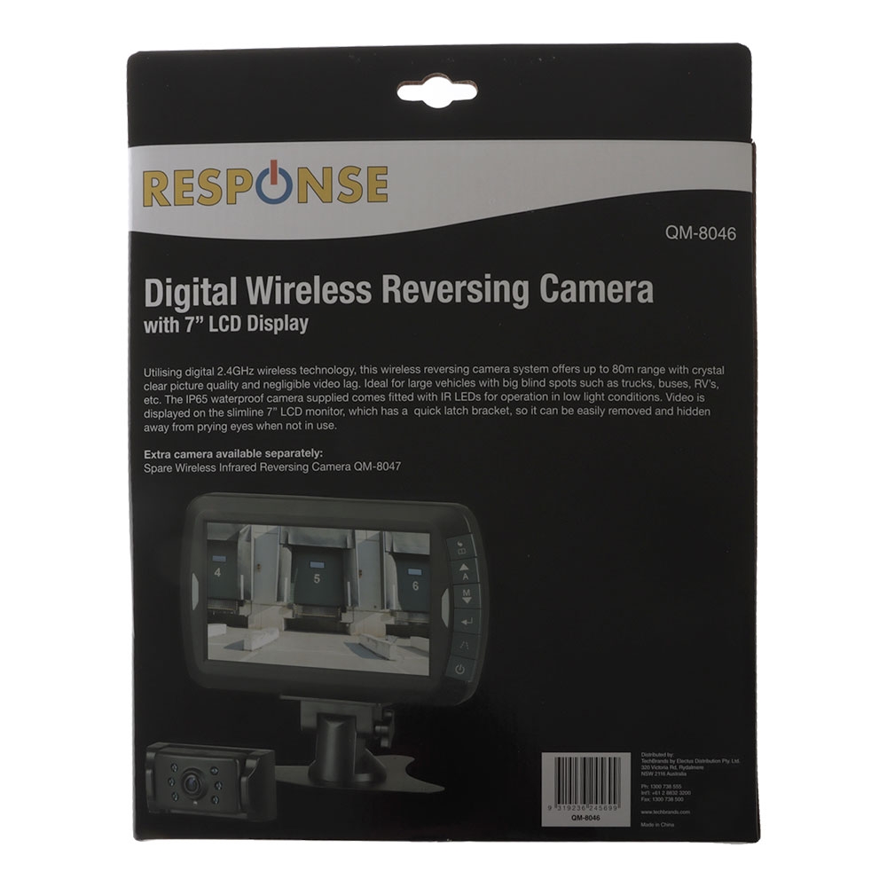 QM-8046 Digital Wireless Reversing Camera Kit 7in