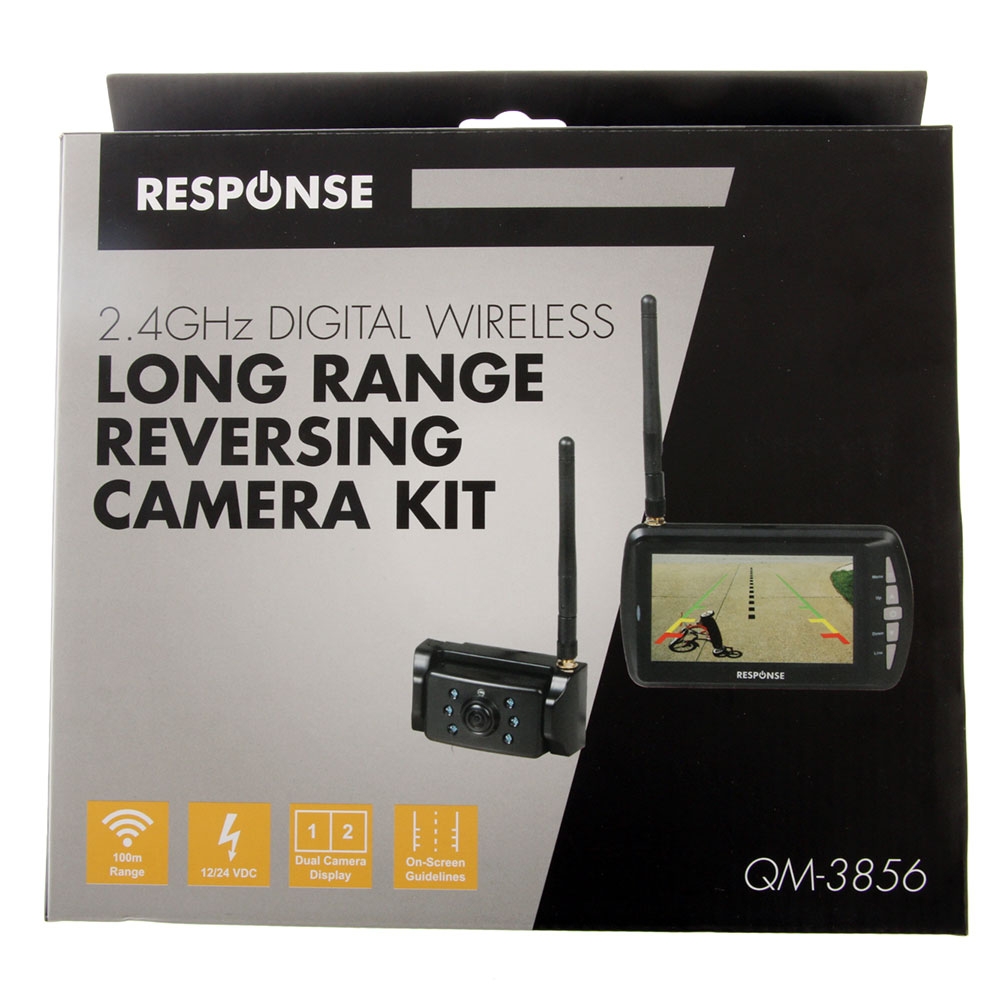 QM-3856 Digital Wireless Long Range Reversing Camera Kit 4.3in