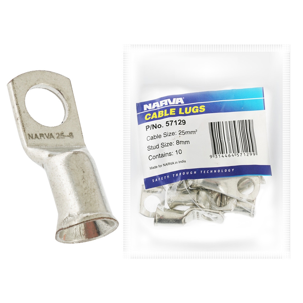 NARVA Battery Cable Lugs Value Pack Qty 10