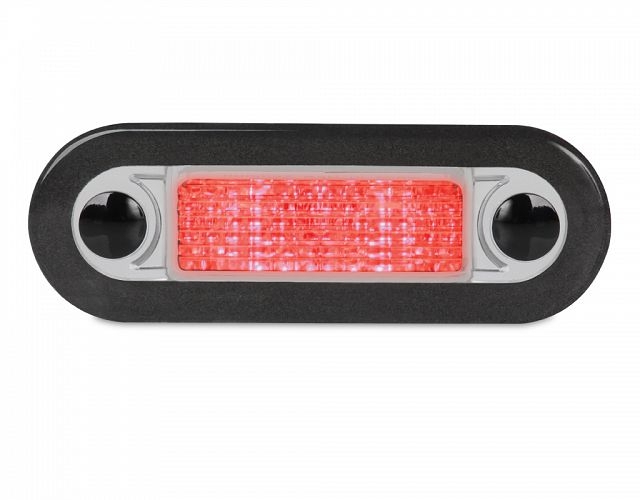 Hella Marine LED Wide Rim Rectangular Courtesy Step Lamp 12/24V White 12/24V Blue