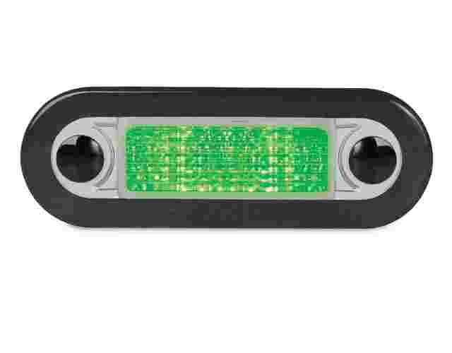 Hella Marine LED Wide Rim Rectangular Courtesy Step Lamp 12/24V White