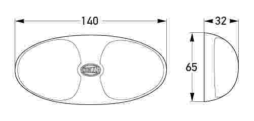 Hella Marine Duraled White 12 LED Lamp