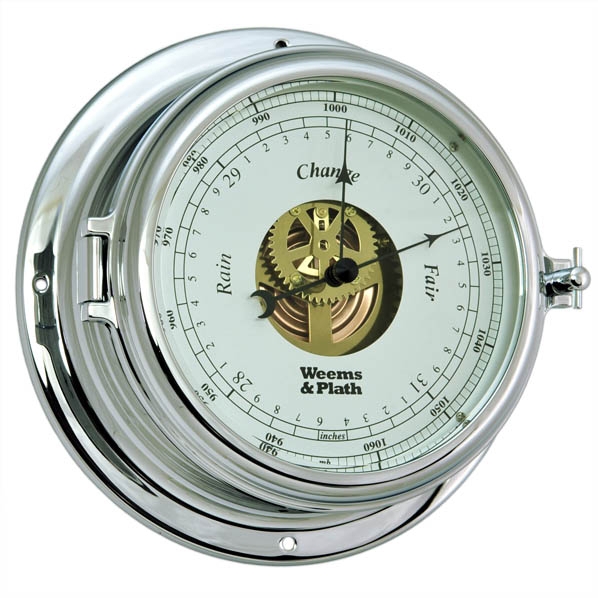 Weems & Plath Chrome Endurance II 135 Open Dial Barometer
