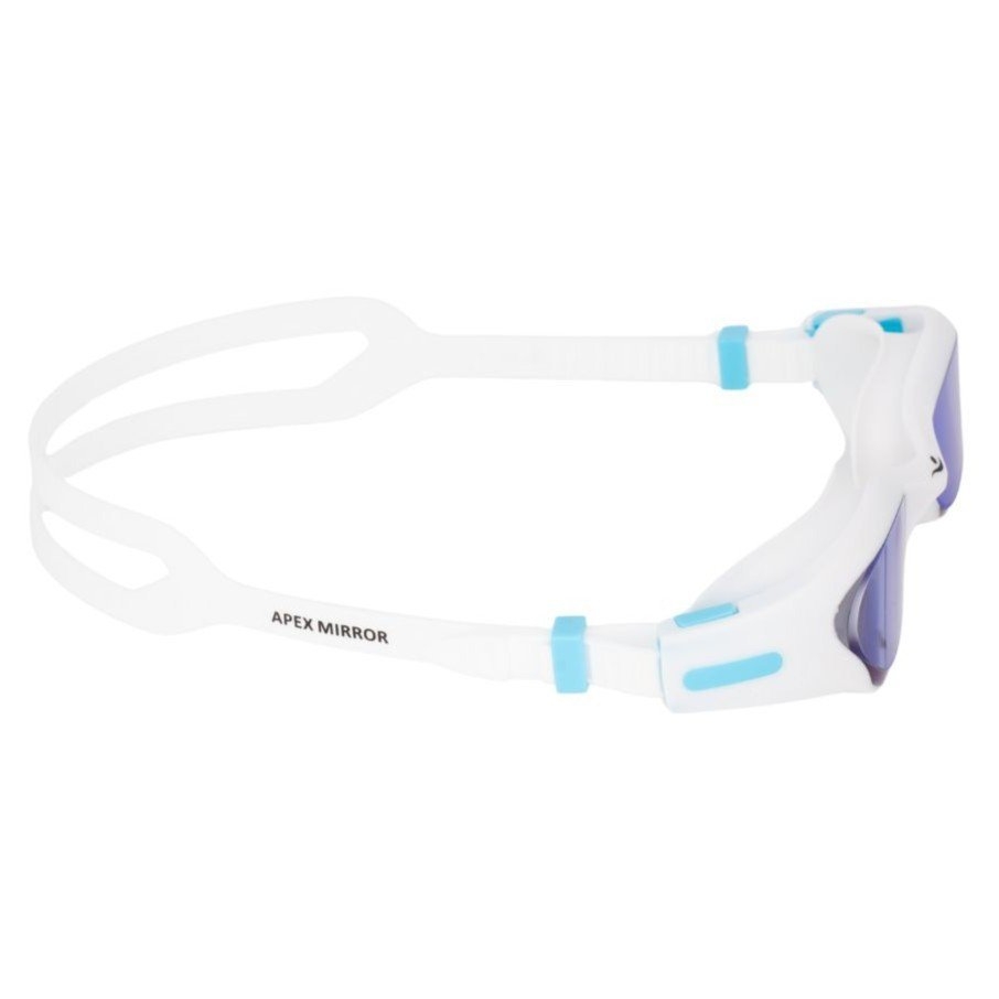 Aqualine Apex Mirror Goggles White/Blue