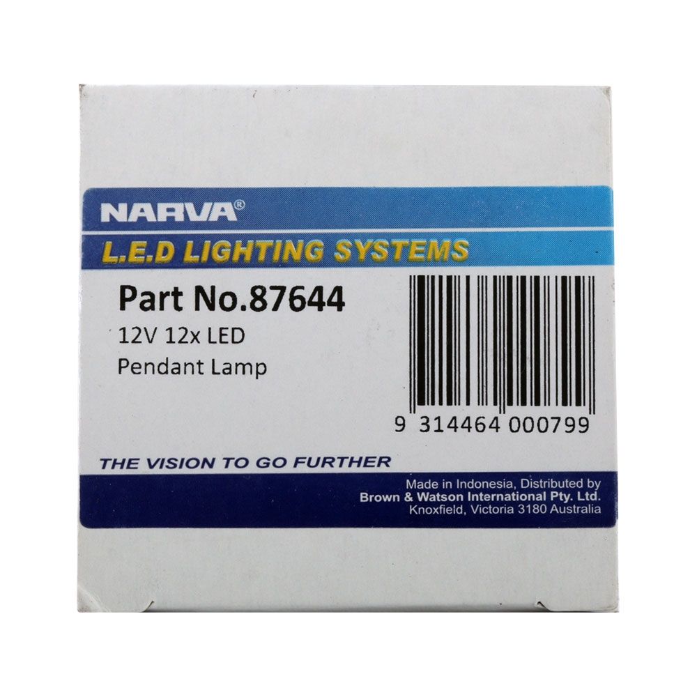 NARVA 87644 LED Adjustable Reading Lamp with Switch 12V