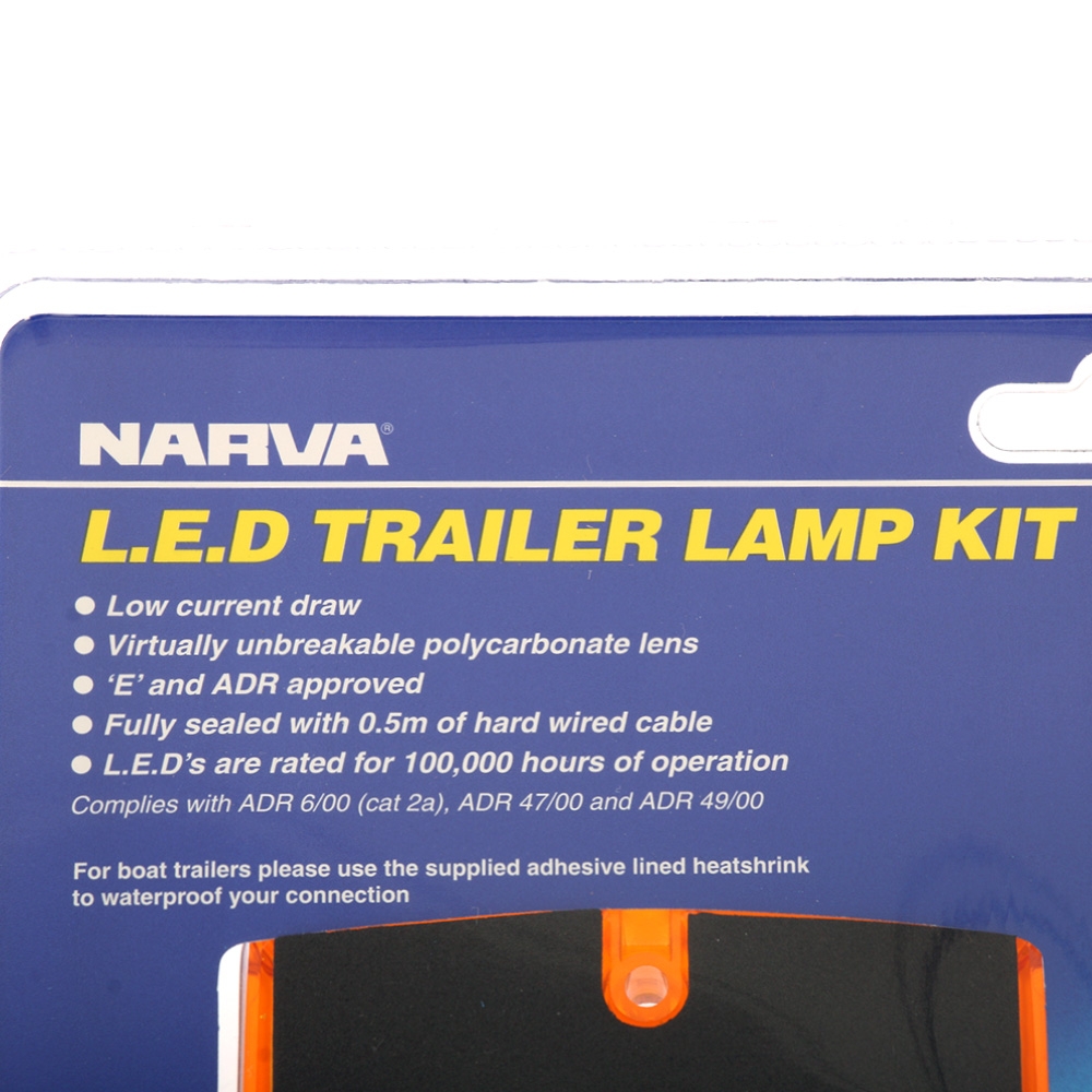 NARVA 93640BL2 Slimline LED Trailer Lamp Kit 12V