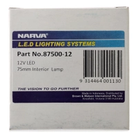 NARVA 87500-12 Saturn LED Interior Lamp 12V 75mm Thumbnail NARVA 87500-12 Saturn LED Interior Lamp 12V 75mm