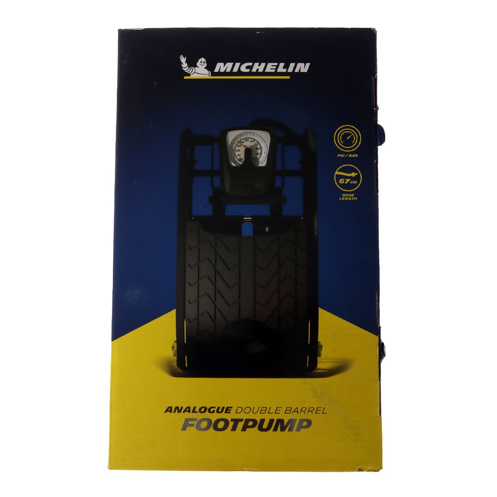 Michelin Analog Double Barrel Foot Pump