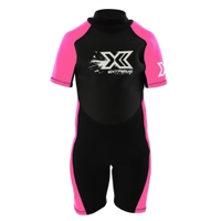 Extreme Limits Reef Kids Springsuit Wetsuit 2.5mm Black/Pink 4 Thumbnail Extreme Limits Reef Kids Springsuit Wetsuit 2.5mm Black/Pink 4
