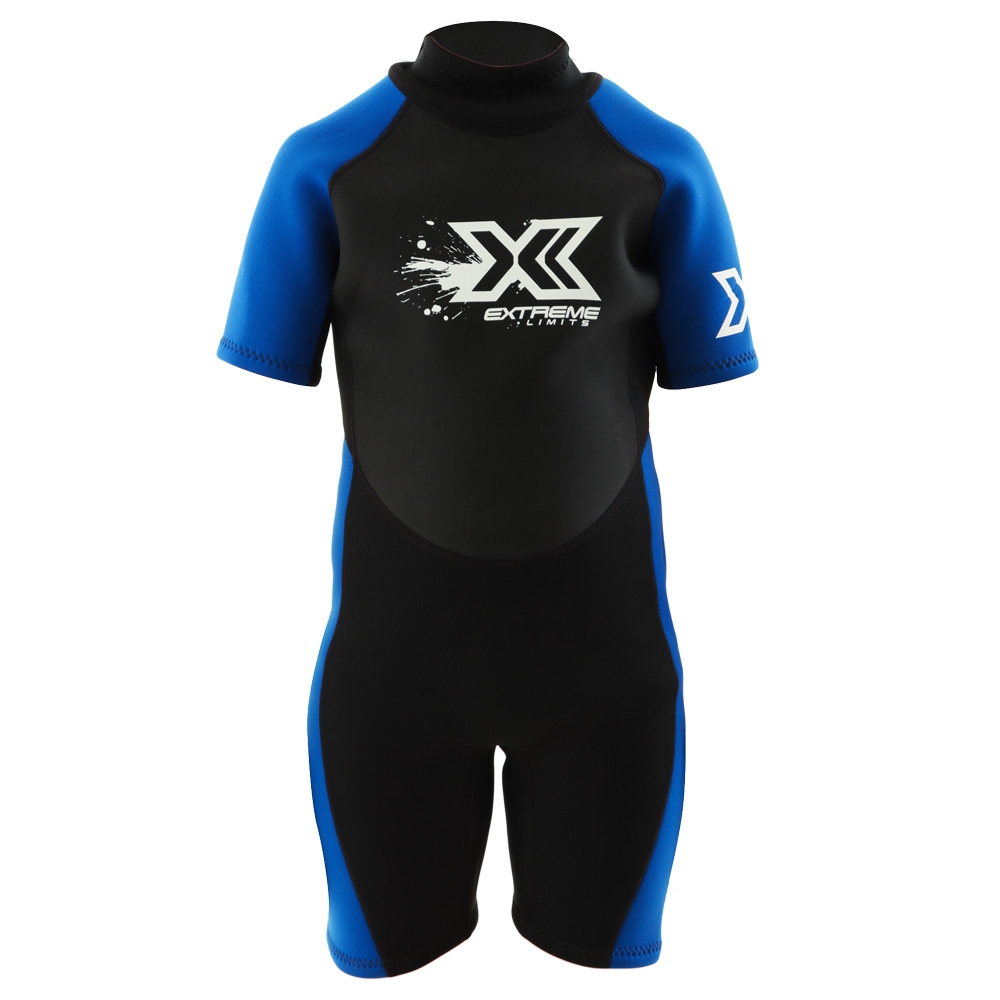Extreme Limits Reef Kids Springsuit Wetsuit 2.5mm Blue 4