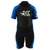 Extreme Limits Reef Kids Springsuit Wetsuit 2.5mm Black/Blue 8
