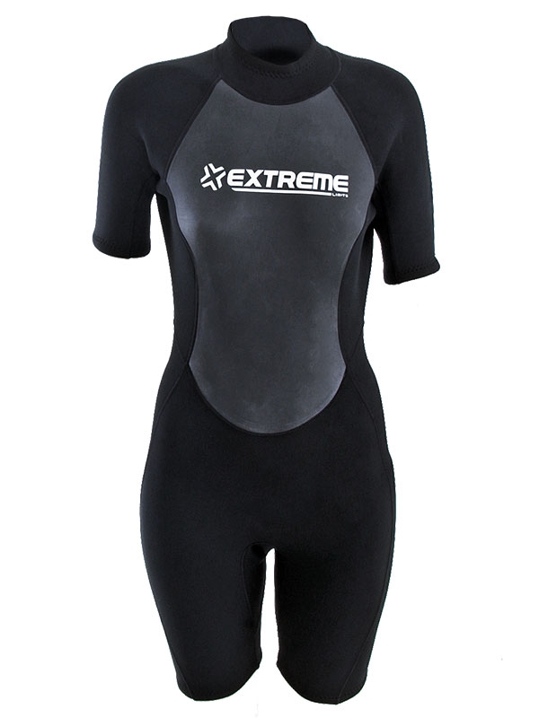 Extreme Limits Reef Womens Springsuit Wetsuit 2.5mm Black 12