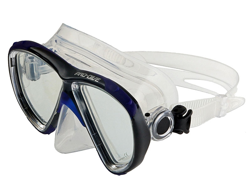 Pro-Dive Optical Lens Dive Mask Blue with Corrective Lenses