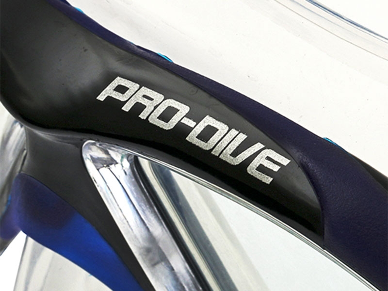 Pro-Dive Optical Lens Dive Mask Blue with Corrective Lenses