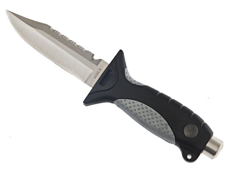 Pro-Dive Drop Point Dive Knife Black 11cm