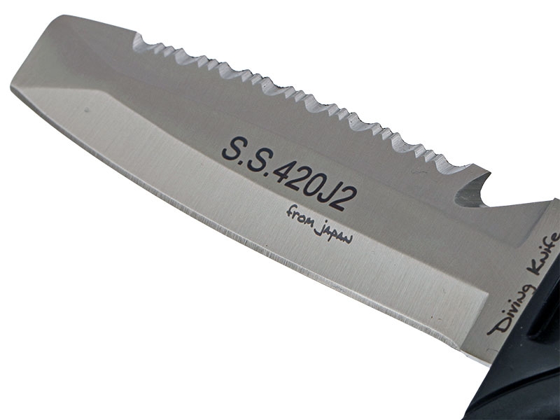 Pro-Dive Chisel Tip Dive Knife Blue 11cm