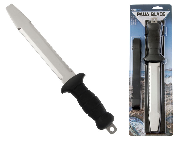 Pro-Dive Paua Blade Dive Knife with Sheath 20cm