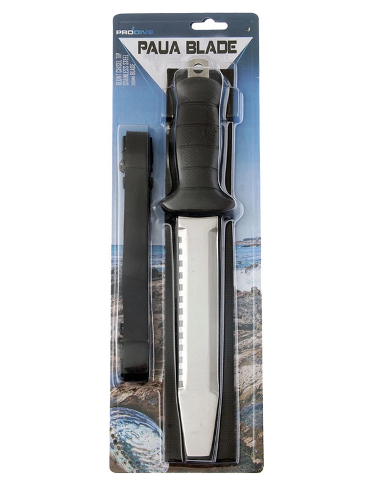 Pro-Dive Paua Blade Dive Knife with Sheath 20cm Pro-Dive Paua Blade Dive Knife with Sheath 20cm