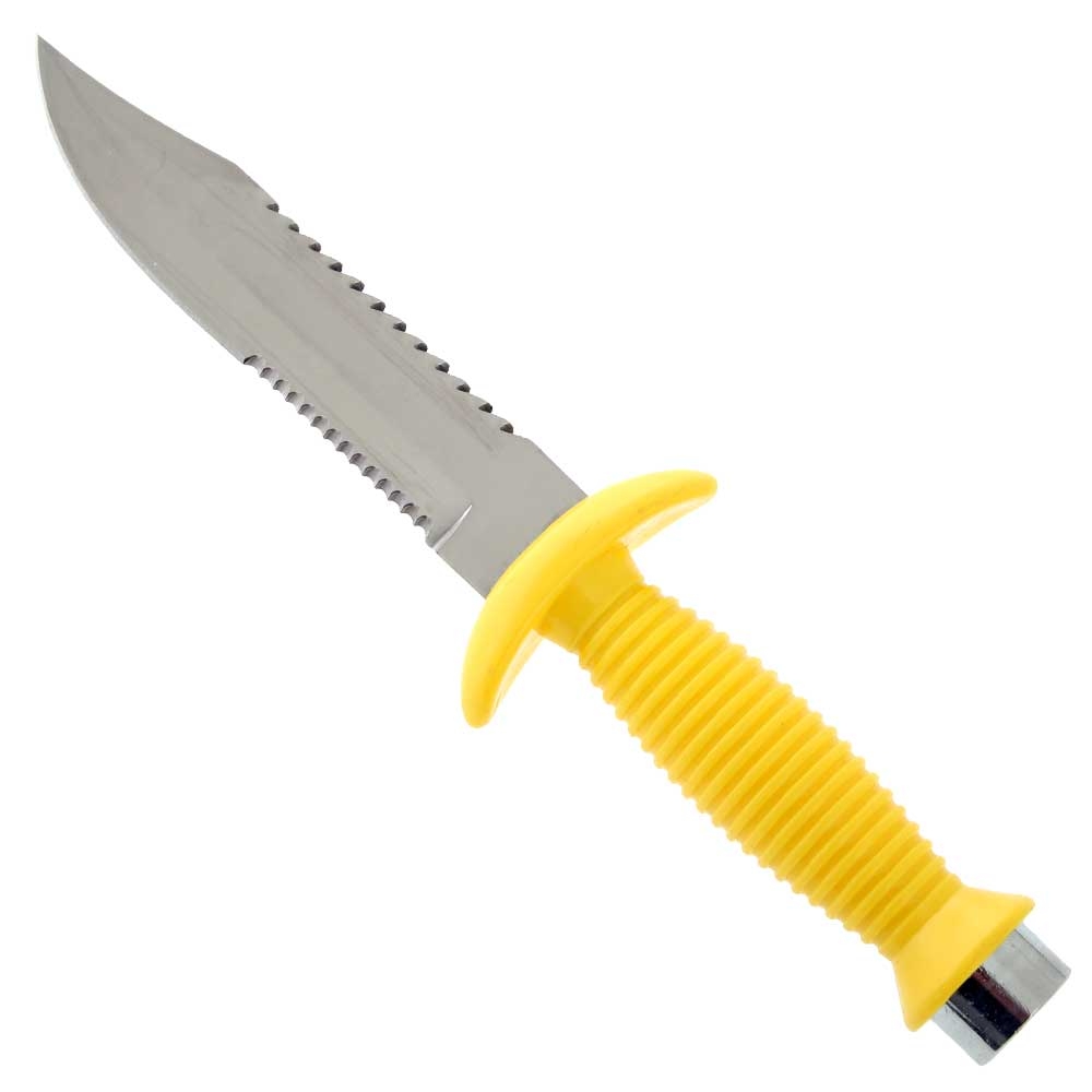 Pro-Dive Sphinx Dive Knife with Sheath Yellow 15cm