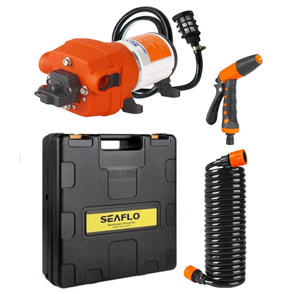 Seaflo 4 Chamber Portable Washdown Pump Kit 12V 70PSI