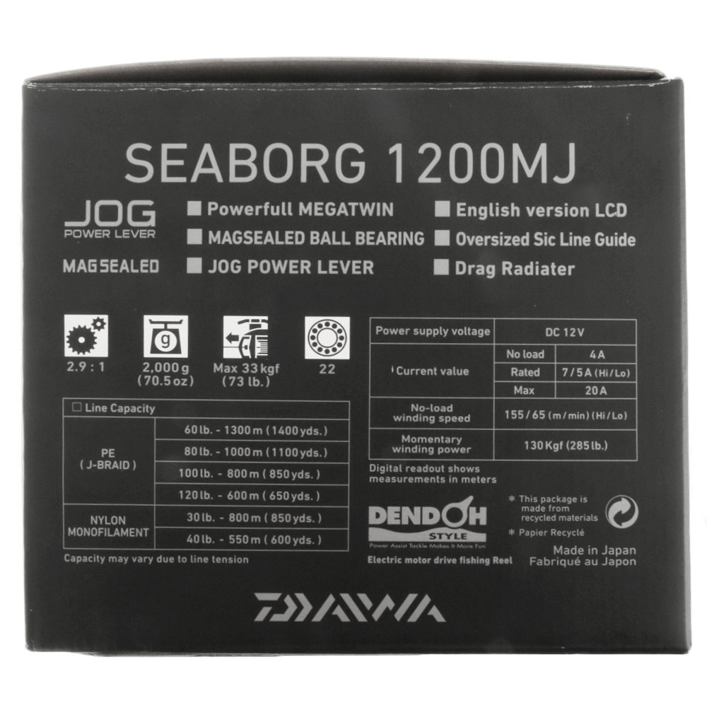 Daiwa Seaborg 1200MJ Electric Game Reel