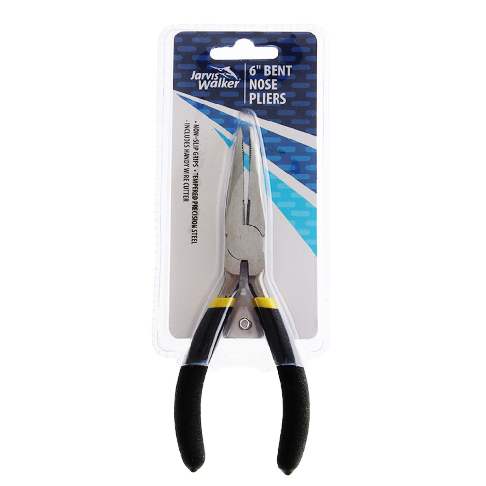 TEC Bent Nose Curved Fishing Pliers 6in