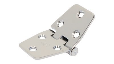 Sinox 304 Polished Stainless Steel Flush Door Hinge 2174 75x40mm