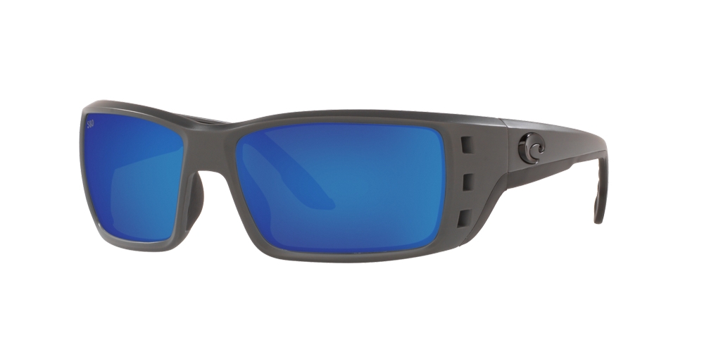Costa Permit 580G Polarised Sunglasses Matte Grey Blue Mirror