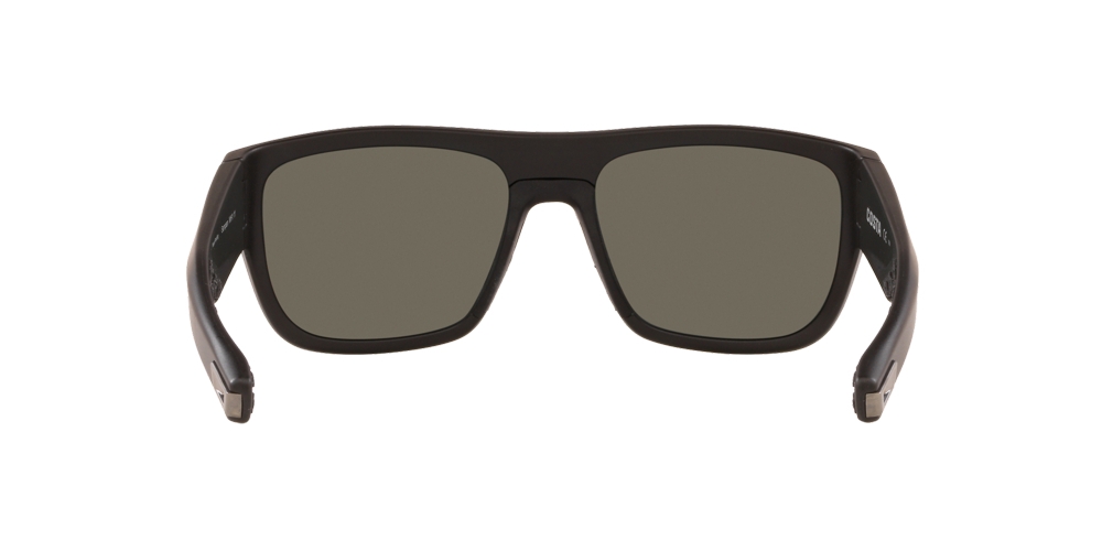 Costa Sampan Blue Mirror 580G Polarized Sunglasses Matte Black