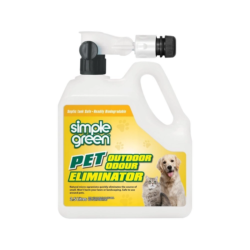 Simple Green Pet Outdoor Odour Eliminator with Hose Attachment 2.5L ...