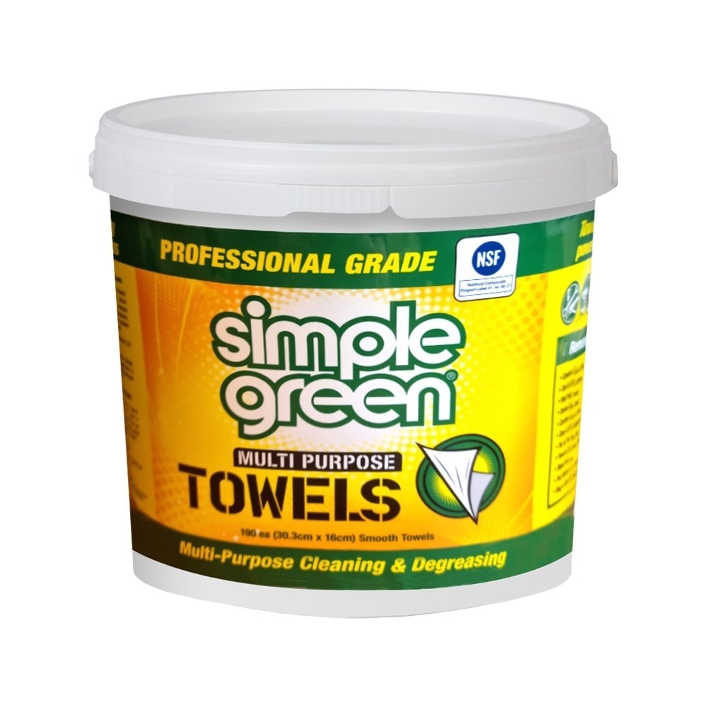Simple Green Multi Purpose Cleaning Towels Qty 190
