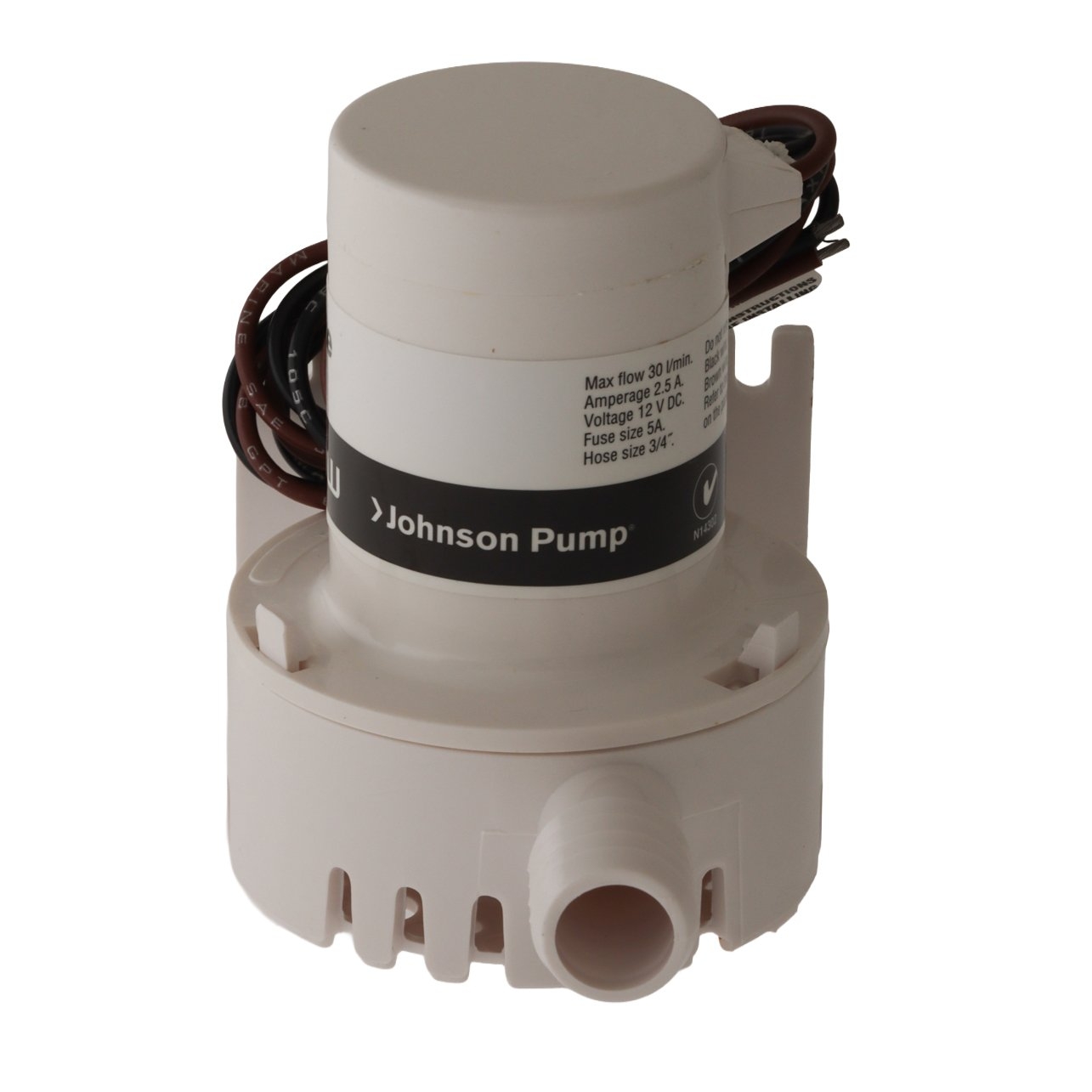 Johnson Bilge Mate Submersible Bilge Pump 12V 400 GPH