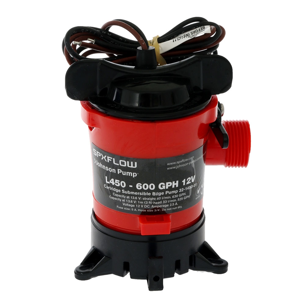 Johnson L450 Cartridge Submersible Bilge Pump 12V 500 GPH