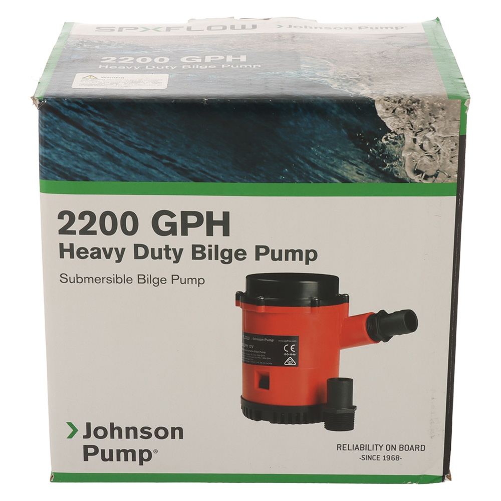 Johnson L2200 Heavy Duty Submersible Bilge Pump 12V 2060 GPH