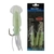 CDX Rig-Em Squid Flasher Rig 13cm Qty 3 Lumo