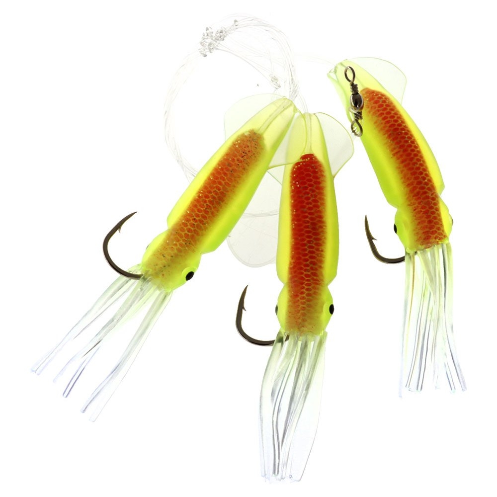 CDX Rig-Em Squid Flasher Rig 13cm Qty 3