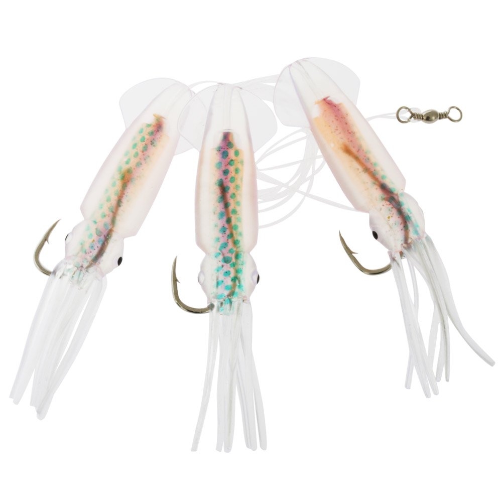 CDX Rig-Em Squid Flasher Rig 13cm Qty 3