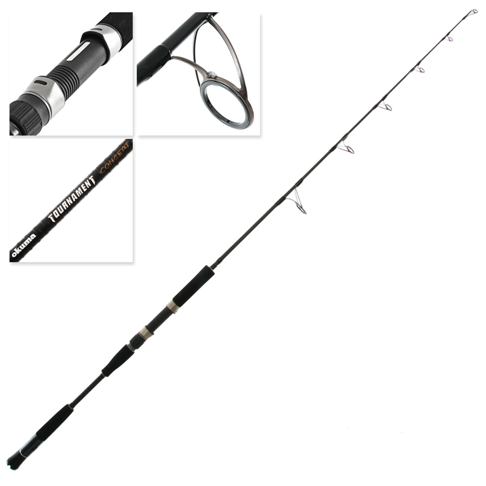 Okuma Tomcat 8000 Tournament Concept Light Jigging Combo with Braid 5ft 3in 200-350g 1pc