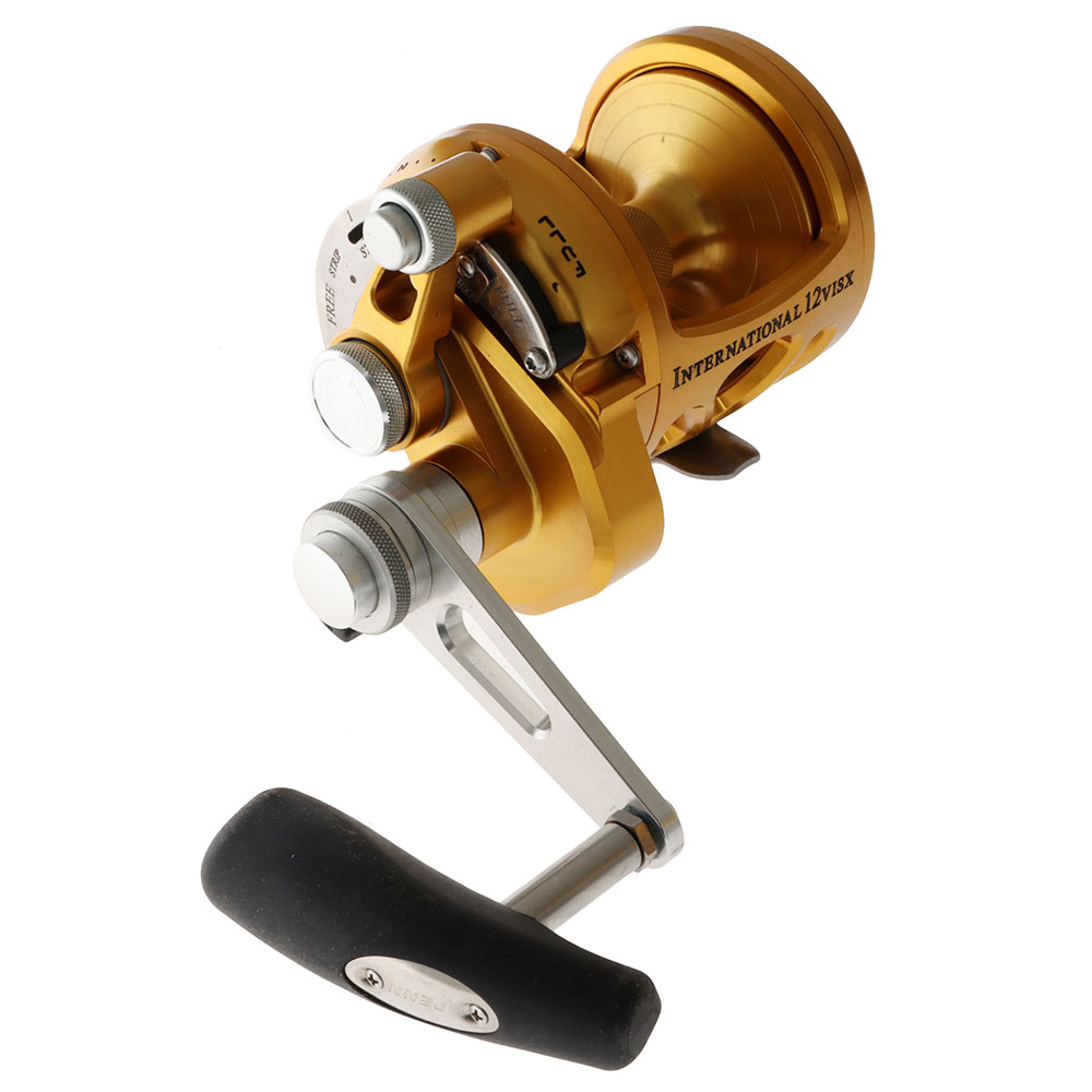 PENN International 12VISX 2-Speed Game Reel Gold