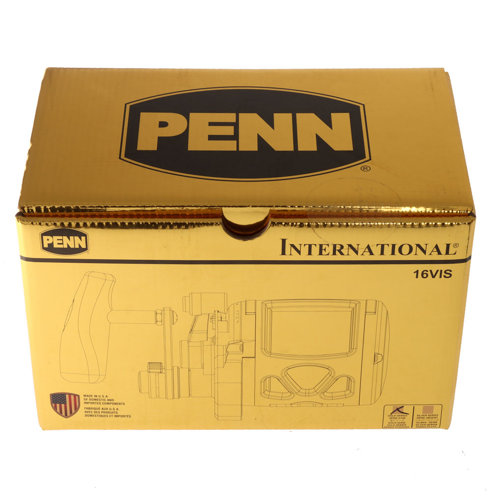 PENN International 16VIS 2-Speed Game Reel Gold